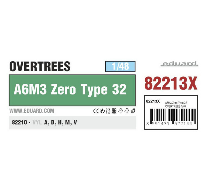 A6M3 Zero Type 32 OVERTREES 1/48