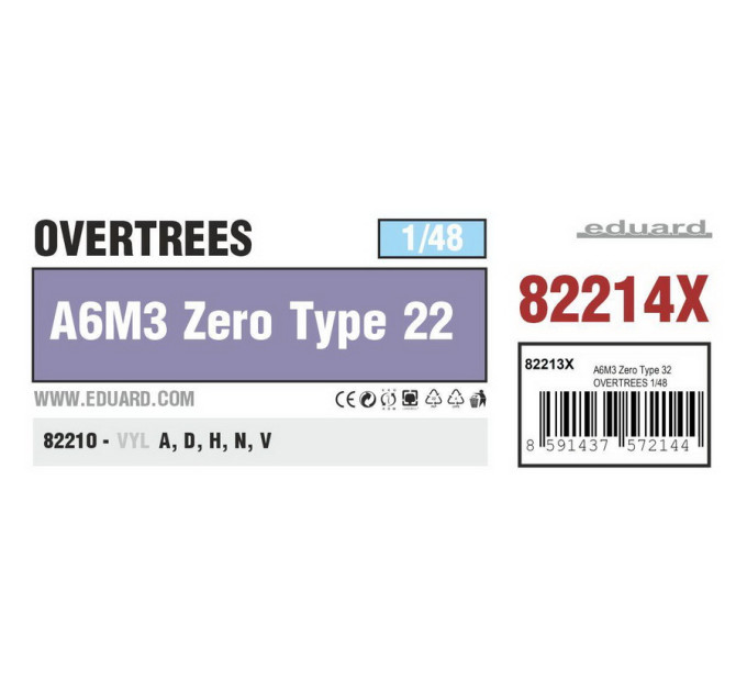 A6M3 Zero Type 22 OVERTREES 1/48