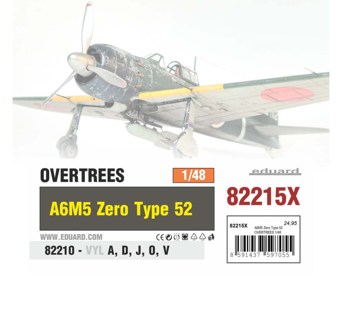 Збірна модель A6M5 Zero Type 52 1/48 Eduard 82215X