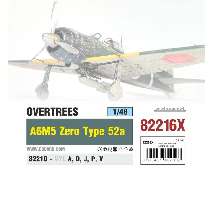Збірна модель A6M5 Zero Type 52a 1/48 Eduard 82216X