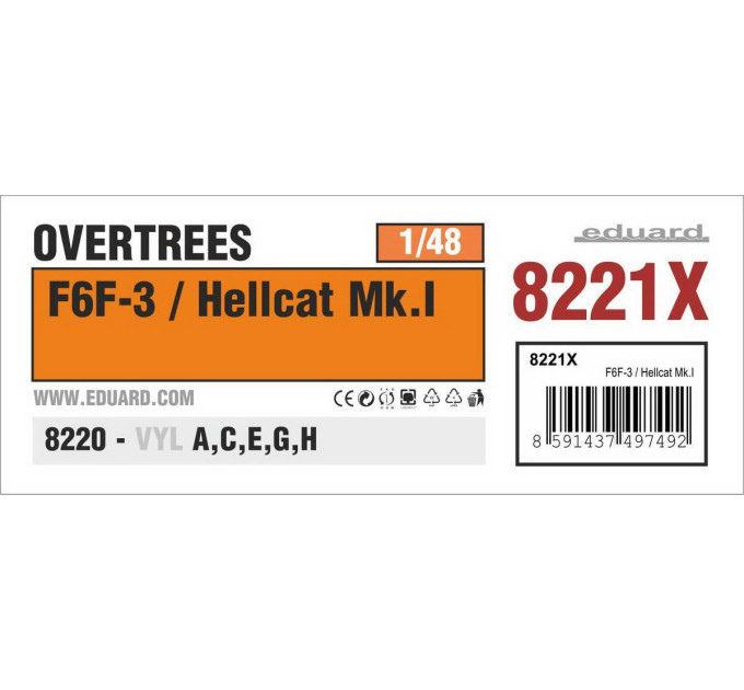 F6F-3 / Hellcat Mk. I OVERTREES 1/48