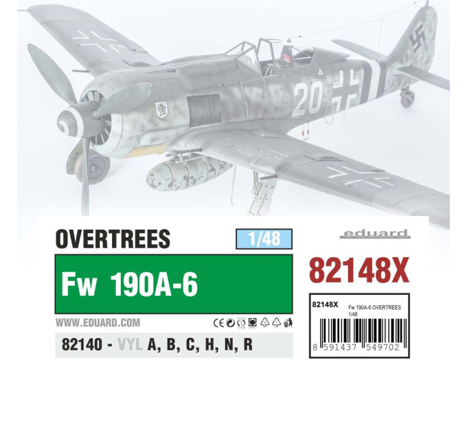 Збірна модель Fw 190A-6 1/48 Eduard 82148X