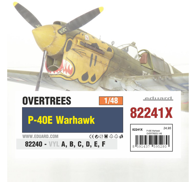 Збірна модель P-40E Warhawk 1/48 Eduard 82241X