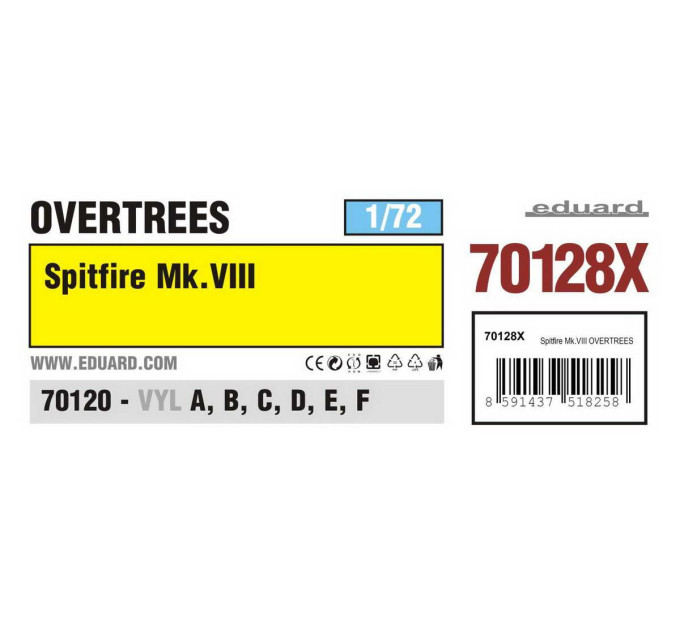 Spitfire Mk. VIII OVERTREES 1/72