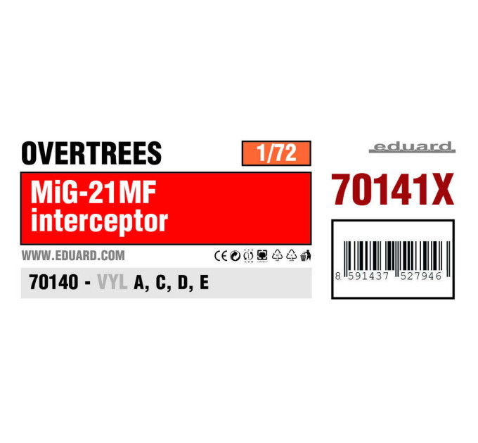 МіГ-21МФ Перехоплювач OVERTREES 1/72