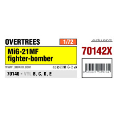 МіГ-21МФ Винищувач-Бомбардувальник OVERTREES 1/72