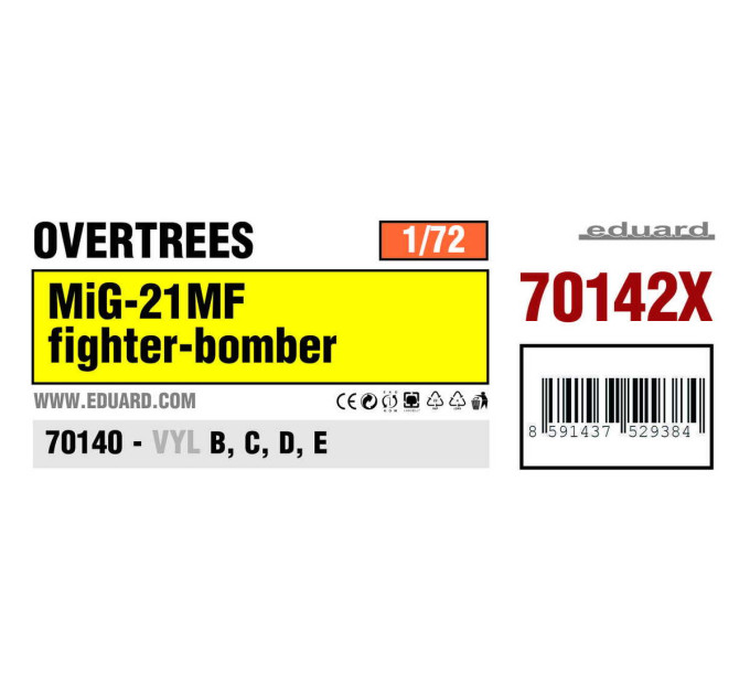 МіГ-21МФ Винищувач-Бомбардувальник OVERTREES 1/72