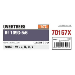 Збірна модель Bf 109G-5/6 1/72 Eduard 70157X