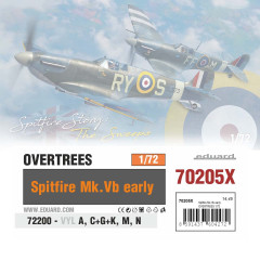 Збірна модель Spitfire Mk. Vb ранній 1/72 Eduard 70205X