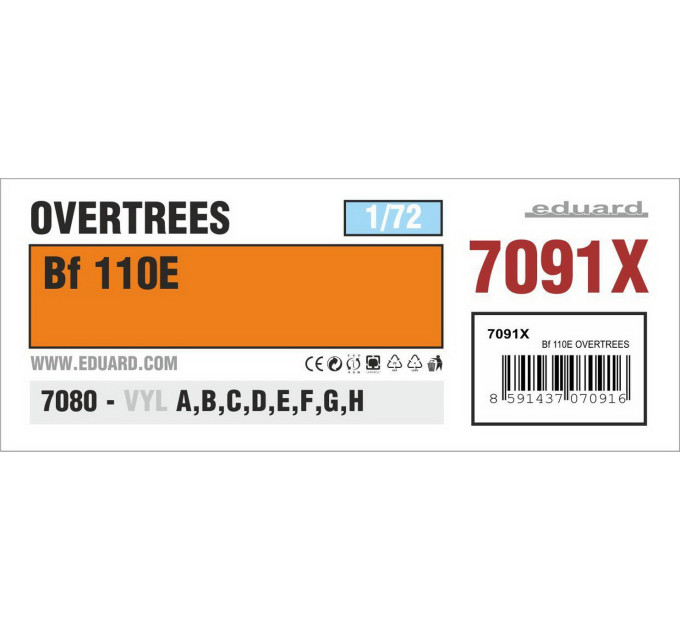 Bf 110E OVERTREES 1/72