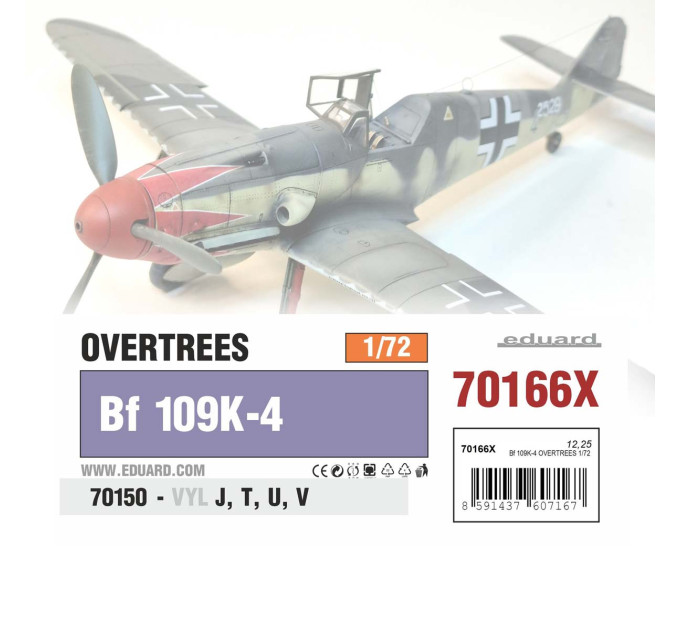 Збірна модель Bf 109K-4 1/72 Eduard 70166X