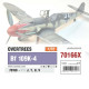 Збірна модель Bf 109K-4 1/72 Eduard 70166X