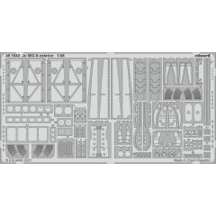 Фототравлення Ju 88C-6 інтер'єр 1/48 Eduard 481043