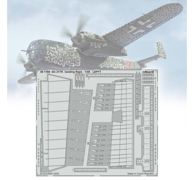Фототравлення посадочні закрилки Do 217K 1/48 Eduard 481168