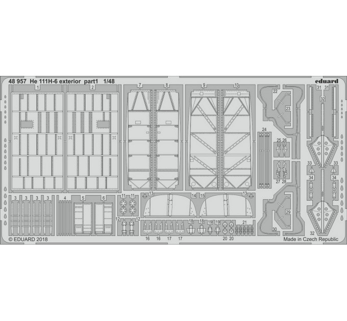 He 111H-6 екстер'єр 1/48