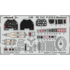 Фототравлення до P-51D-5 1/48 Eduard FE1141