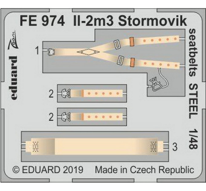 Іл-2м3 ремені безпеки 1/48