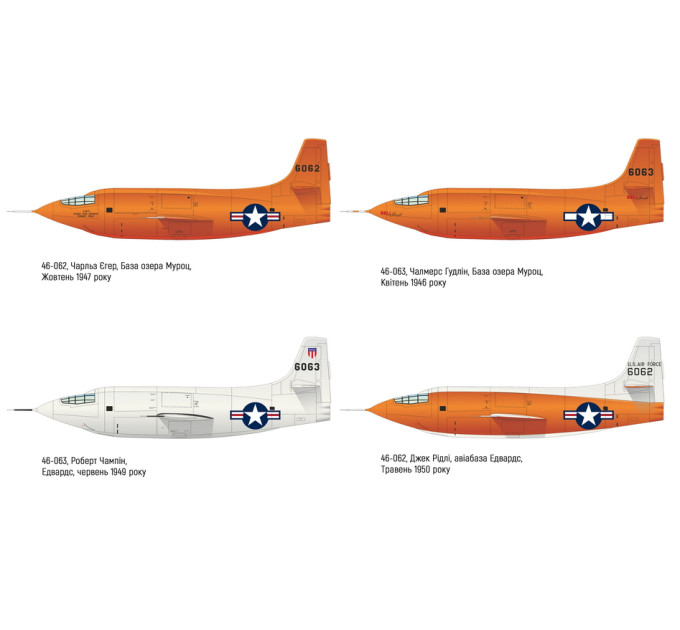 Збірна модель X-1 Mach Buster 1/48 Eduard 8079