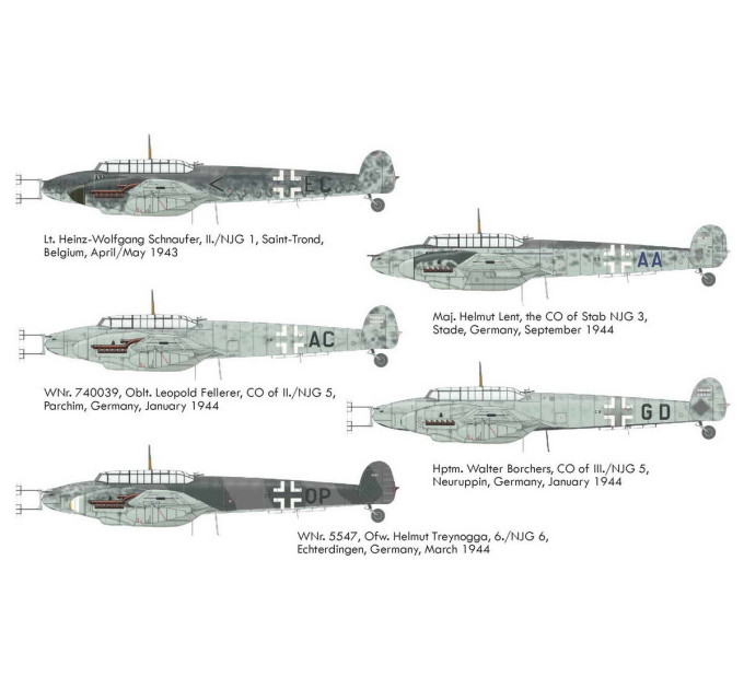 Збірна модель Bf 110G-4 1/48 Eduard 8208