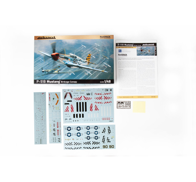 Збірна модель P-51B Mustang Birdcage canopy 1/48 Eduard 82107