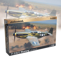 Збірна модель P-51B Mustang з форкілем 1/48 Eduard 82108