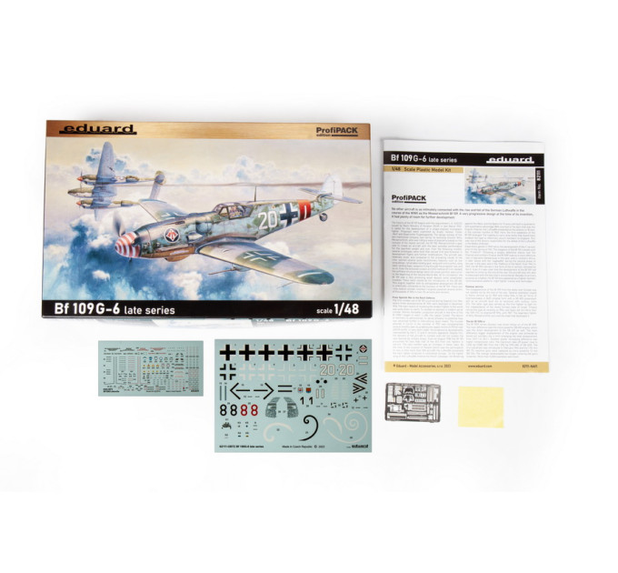 Bf 109G-6 пізній варіант 1/48