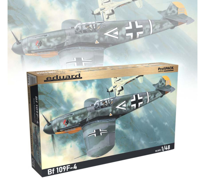 Збірна модель Bf 109F-4 1/48 Eduard 82114