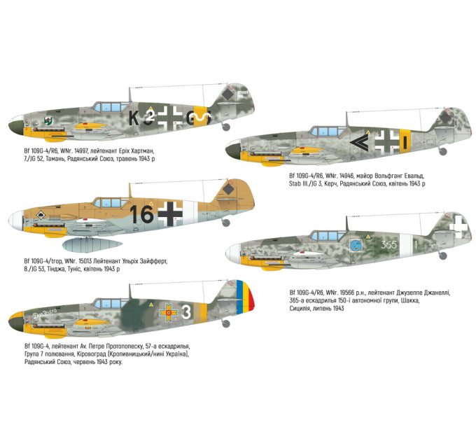 Збірна модель Bf 109G-4 1/48 Eduard 82117