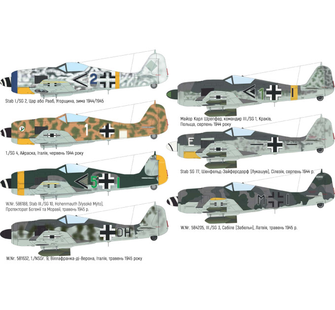 Збірна модель Fw 190F-8 1/48 Eduard 82139