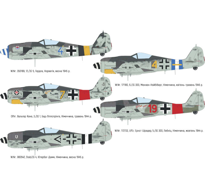 Збірна модельFw 190A-8 1/48 Eduard 82147