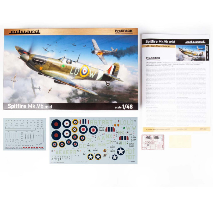 Збірна модель Spitfire Mk. Vb середній 1/48 Eduard 82157