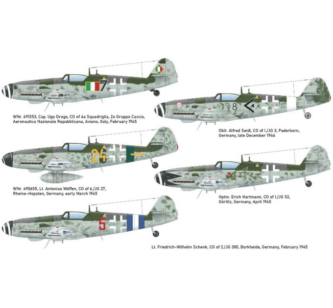 Збірна модель Bf 109G-10 Erla 1/48 Eduard 82164