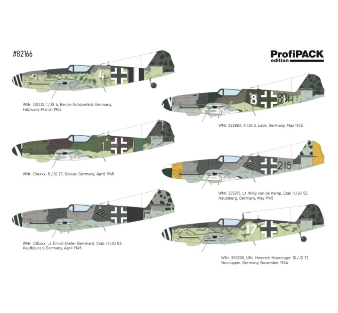 Збірна модель Bf 109K-4 1/48 Eduard 82166