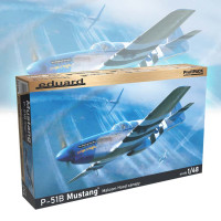 Збірна модель P-51B Mustang з кабіною Malcolm Hood 1/48 Eduard 82176