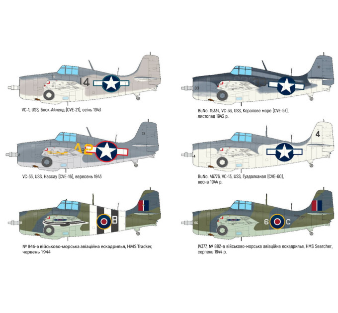 Збірна модель FM-1 Wildcat 1/48 Eduard 82204