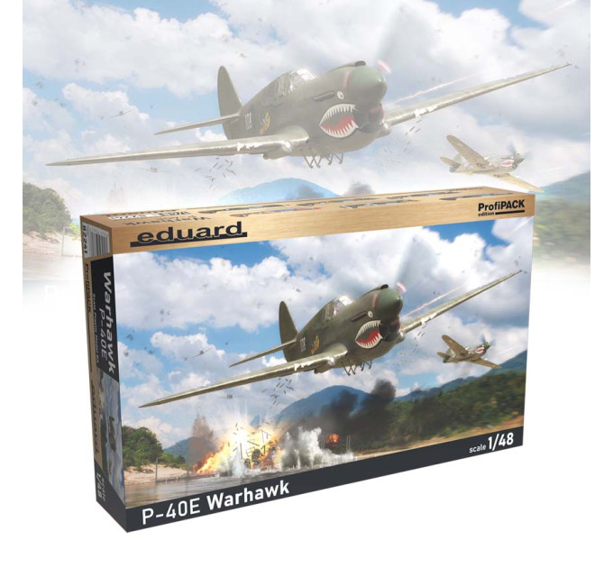 Збірна модель P-40E Warhawk 1/48 Eduard 82241