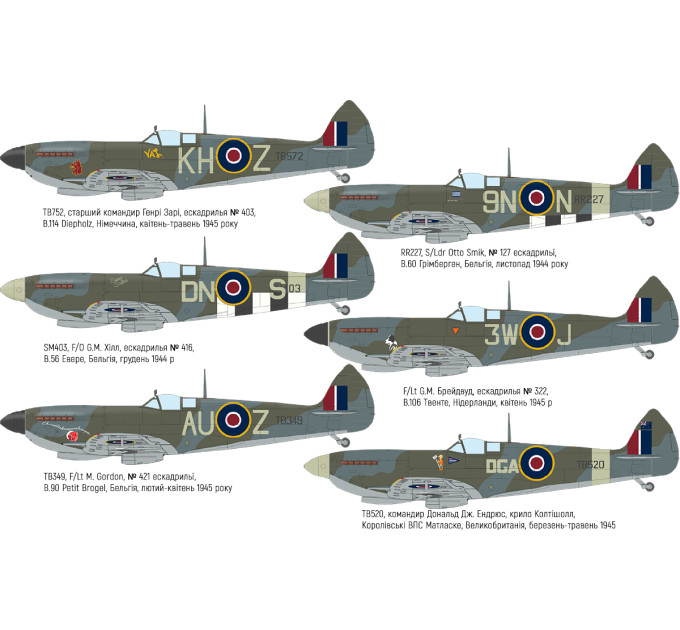 Збірна модель Spitfire Mk. XVI High Back 1/48 Eduard 8286
