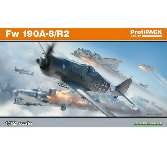 Збірна модель Eduard Fw 190A-8/ R2 1/72 ProfiPACK 70112