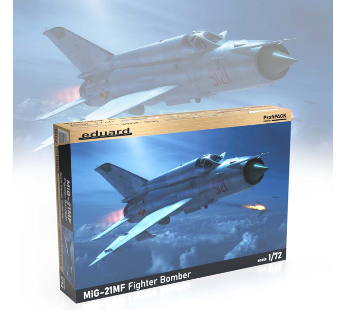 Збірна модель МіГ-21МФ 1/72 Eduard 70142