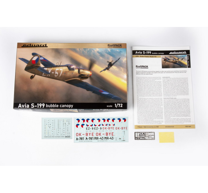 Avia S-199 з опуклим ліхтарем 1/72