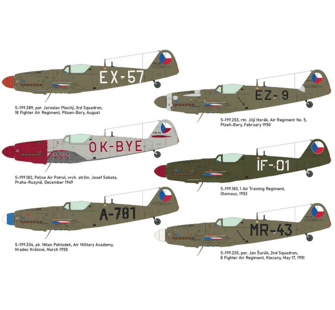 Avia S-199 з опуклим ліхтарем 1/72