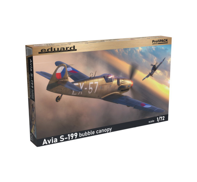 Avia S-199 з опуклим ліхтарем 1/72