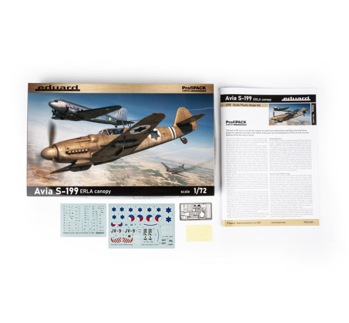 Avia S-199 із ліхтарем ERLA 1/72