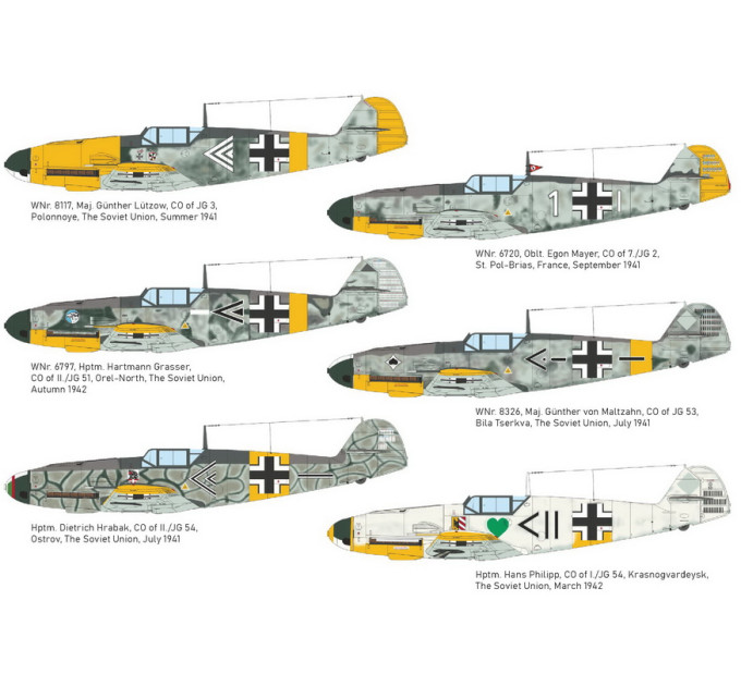 Збірна модель Eduard Bf 109F-2 1/72  ProfiPACK 70154