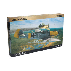Збірна модель Eduard Bf 109F-2 1/72  ProfiPACK 70154