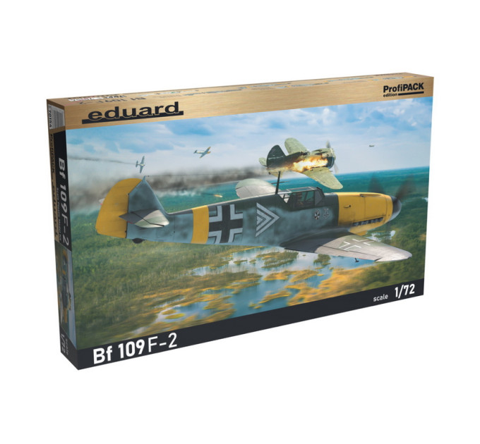 Збірна модель Eduard Bf 109F-2 1/72  ProfiPACK 70154