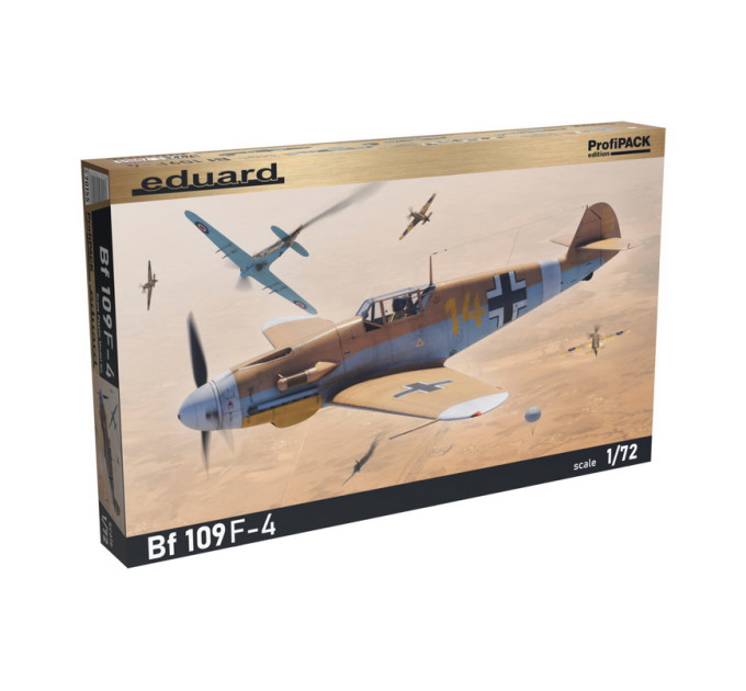Збірна модель Eduard Bf 109F-4 1/72  ProfiPACK 70155