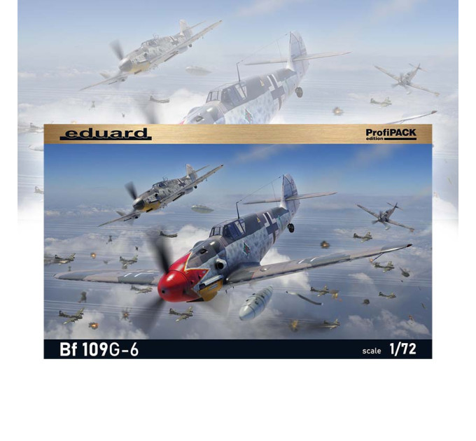 Збірна модель Bf 109G-6 1/72 Eduard 70159