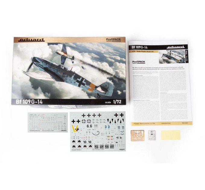 Збірна модель Bf 109G-14 1/72 Eduard 70161