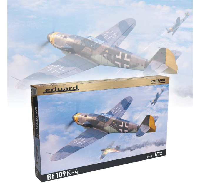 Збірна модель Bf 109K-4 1/72 Eduard 70166